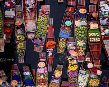  پنج تا از مهمترین بازارهای شناور بانکوک تایلند